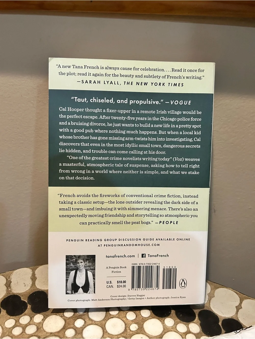 Suspenseful Fiction- The Searcher by Tara French - Paperback Book